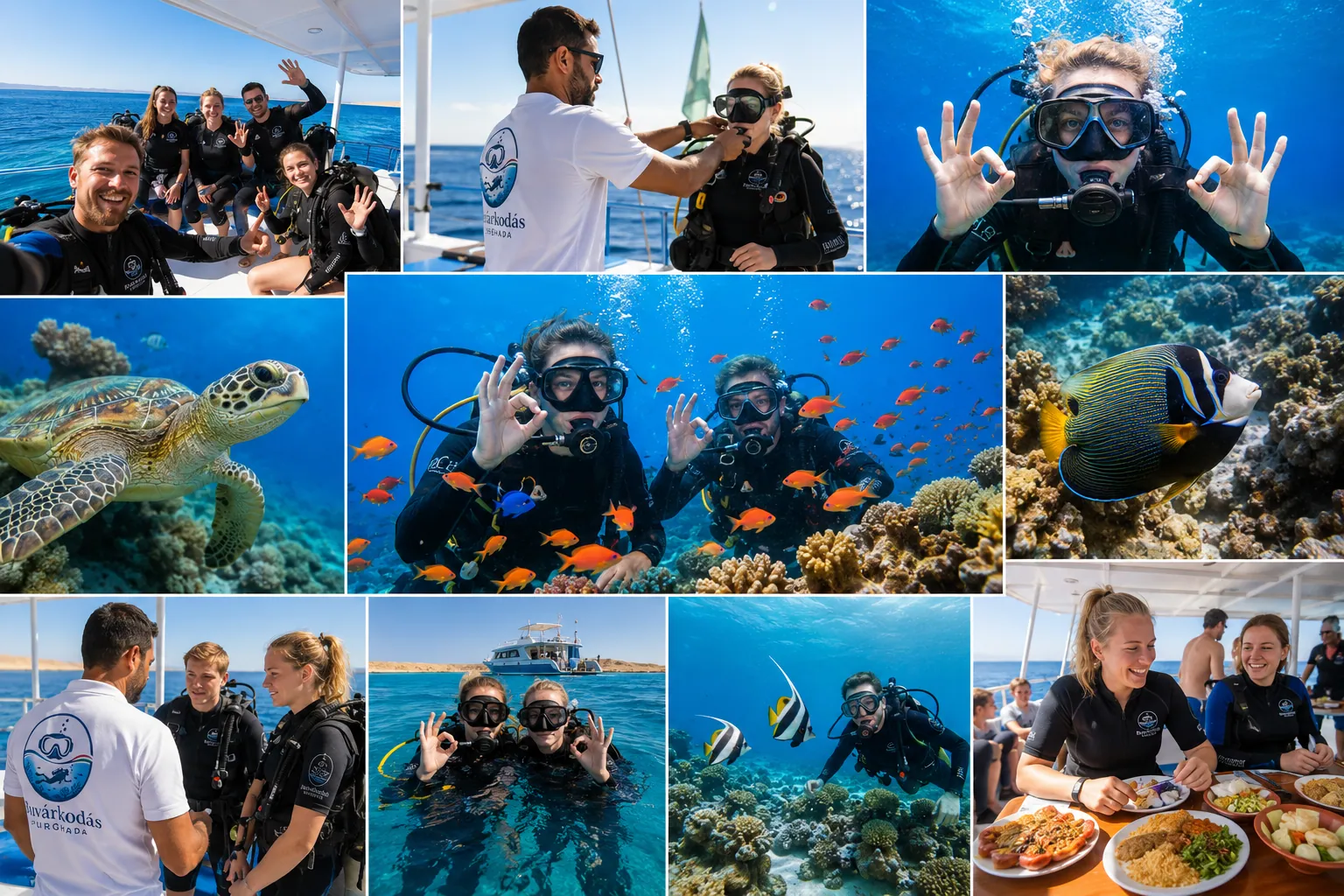 Merülési pillanatok a Vörös-tengeren